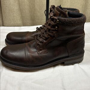 Aldo Men’s brown distressed boots size 11